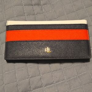 Ralph Lauren Navy Leather Wallet